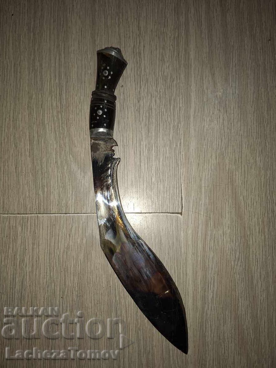 Κούκρι Νεπάλ, λεπίδα καμά, θήκη, άριστη κατάσταση - 6