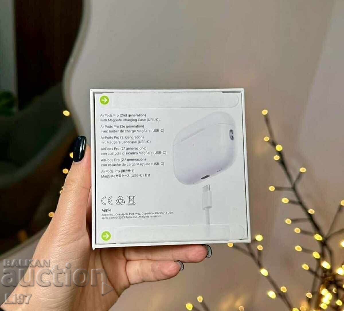 Безжични слушалки AirPods Pro 2 с цена € 40.90 | 79.99 лв. Безжични слушалки AirPods Pro 2 с цена € 40.90 | 79.99 лв.