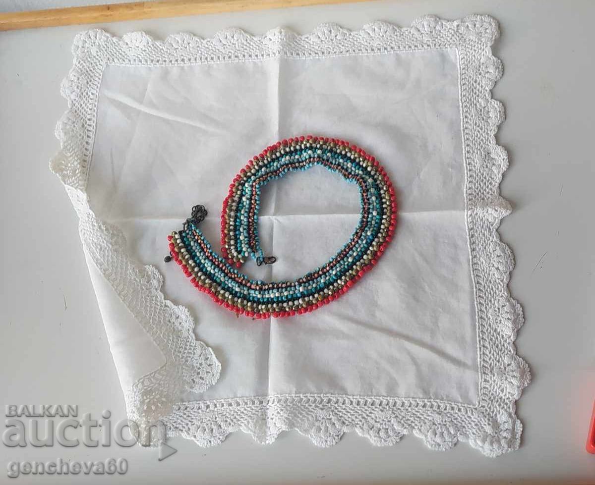 Beaded necklace and dance scarf - 5