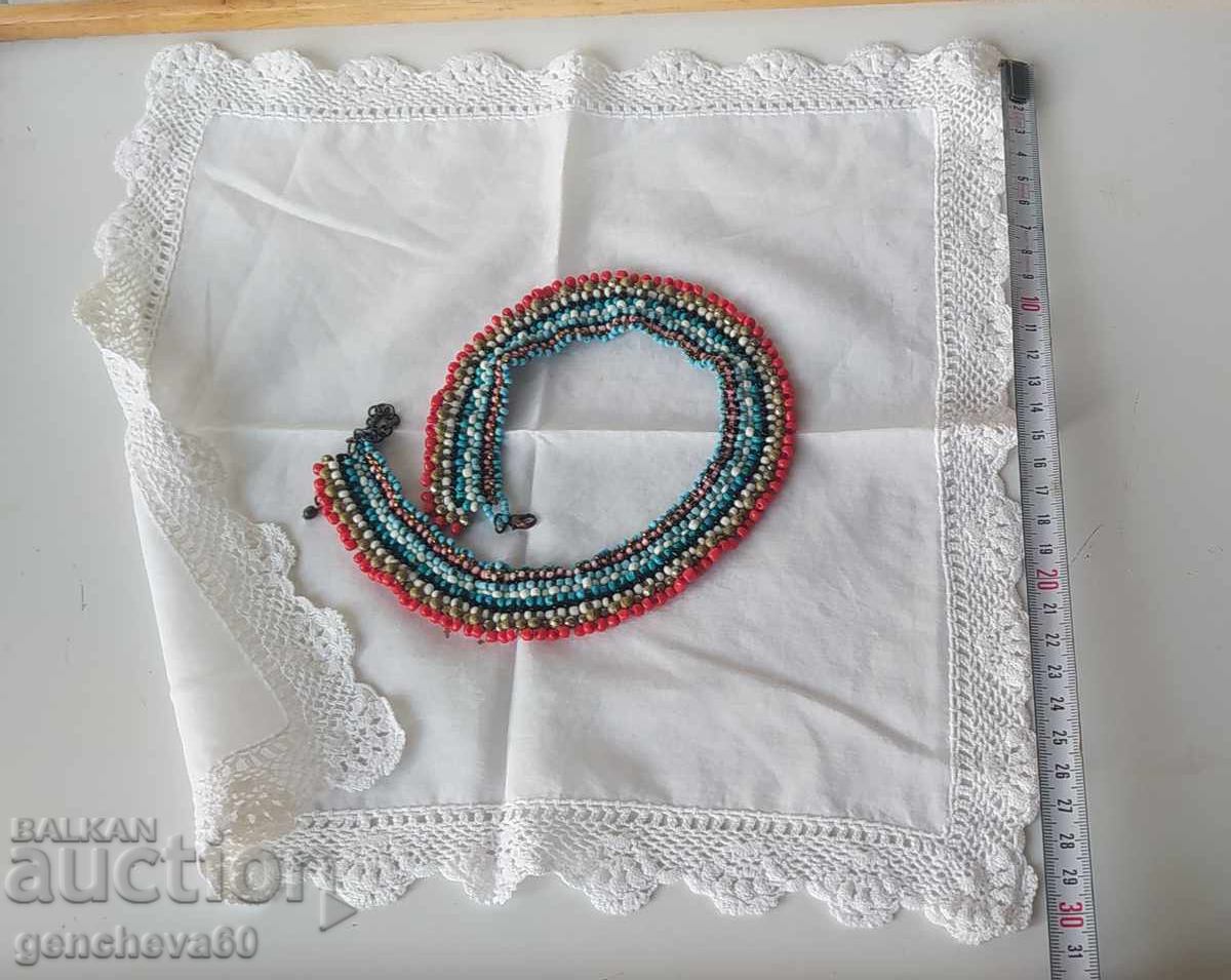 Beaded necklace and dance scarf - 7