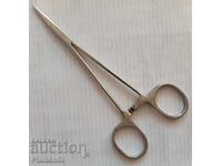 Стар медицински инструмент кохер (форцепс) СССР