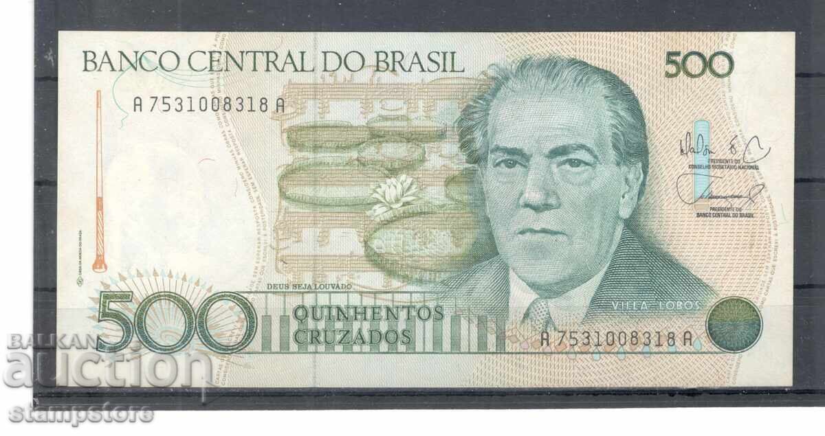 Brazilia - 500 Cruzeiros 1987