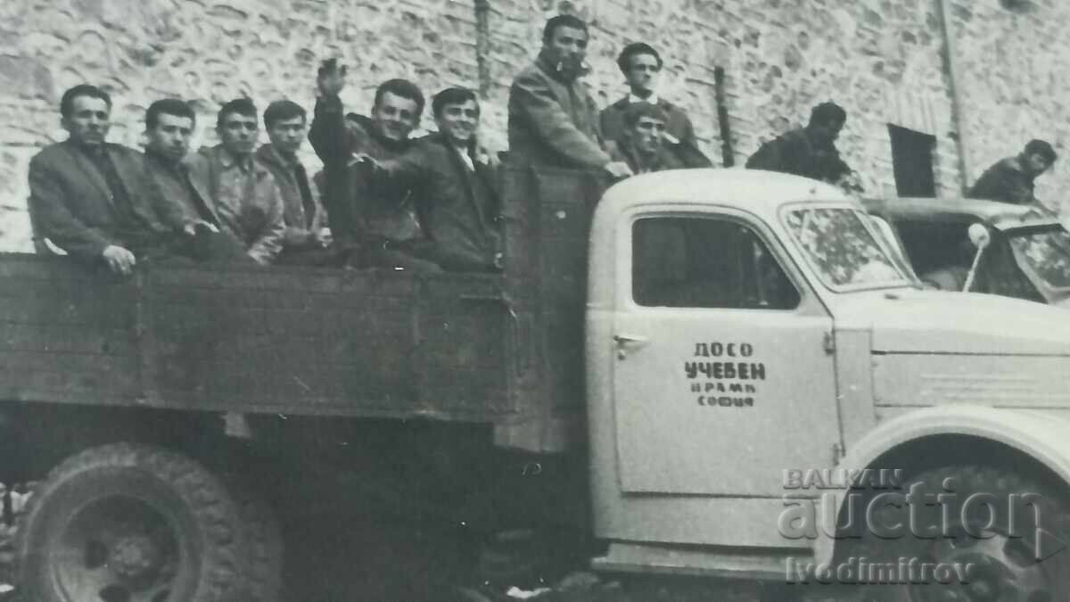 Photo Men with training trucks in front of Rila Monastery with price € 1.65 | 3.23 BGN Photo Men with training trucks in front of Rila Monastery with price € 1.65 | 3.23 BGN