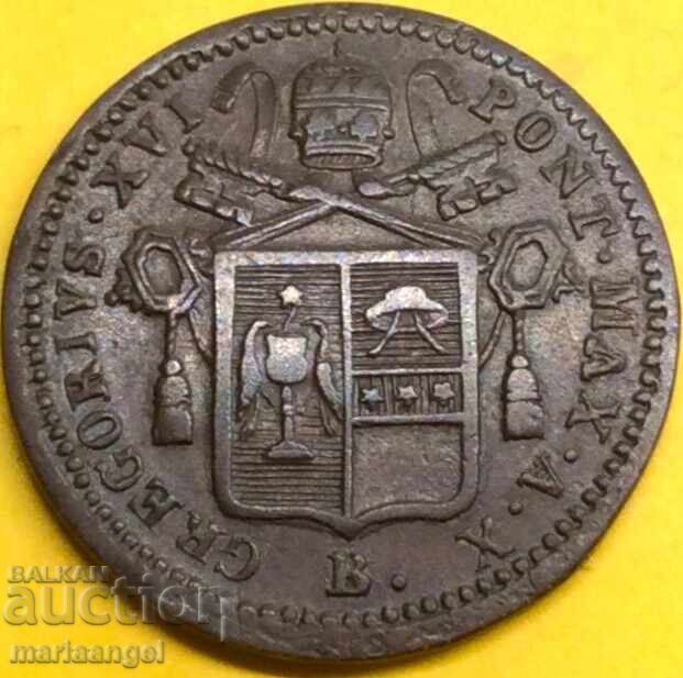 Аукцион мецо байоко 1/2 1840 Ватикан Григорий XVI 30мм Аукцион мецо байоко 1/2 1840 Ватикан Григорий XVI 30мм