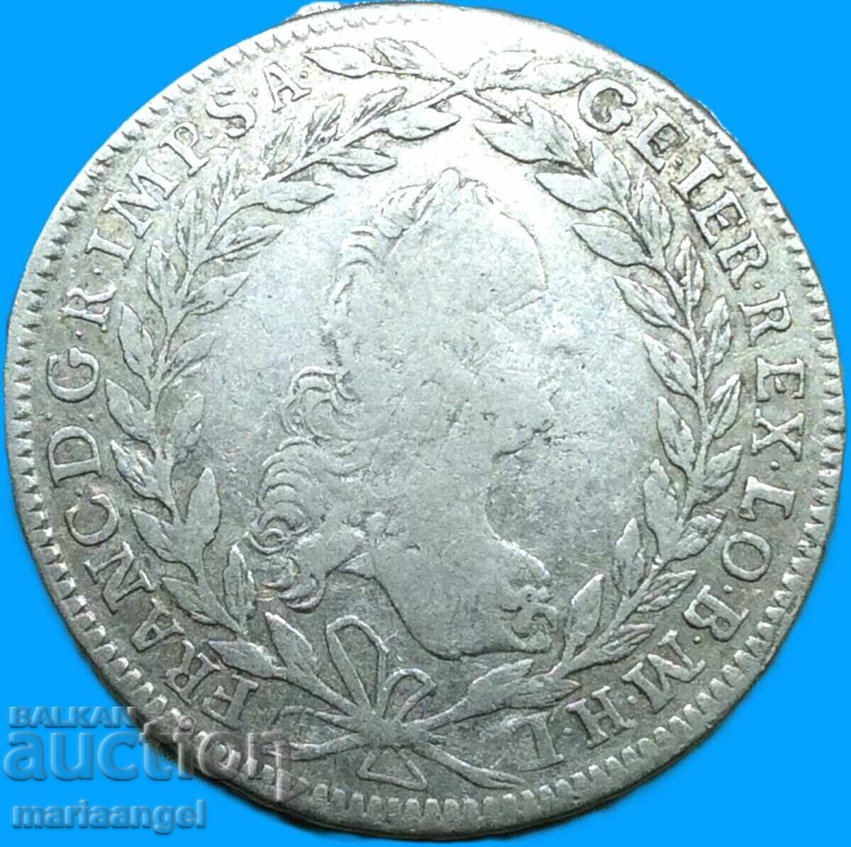 Austria 20 Kreuzer 1764 Franz Stefan Argint - RAR