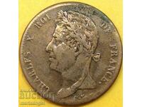 5 cenți 1825 colonii franceze Carol al X-lea