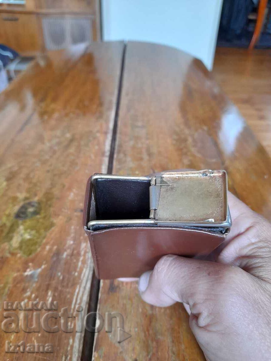 Стара кожена табакера за цигари,калъф - 6 Стара кожена табакера за цигари,калъф - 6