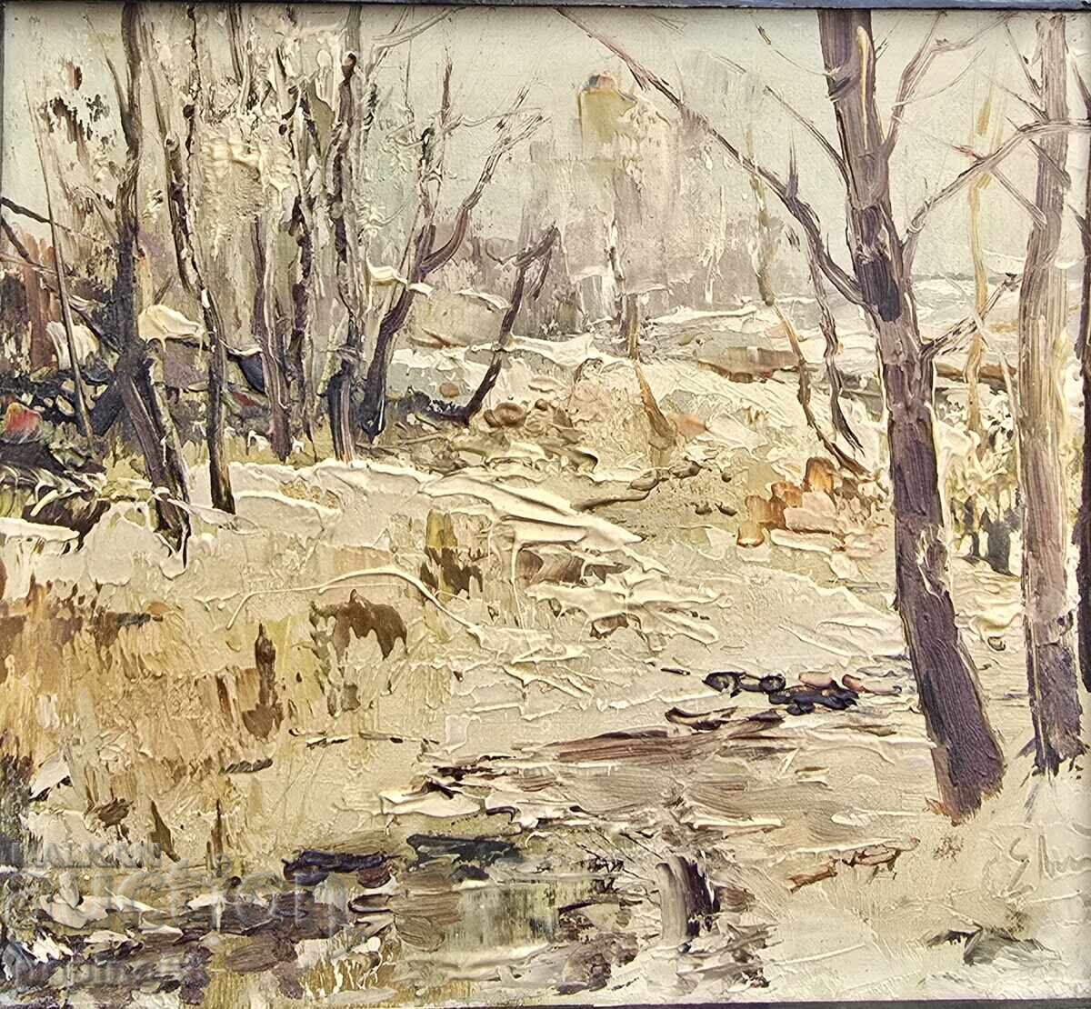 B.Z.TS Ευγένιος Τομόφ 1934 - 2006 "Χειμώνας κοντά στη Σόφια" με τιμή € 51.00 | 99.75 BGN B.Z.TS Ευγένιος Τομόφ 1934 - 2006 "Χειμώνας κοντά στη Σόφια" με τιμή € 51.00 | 99.75 BGN