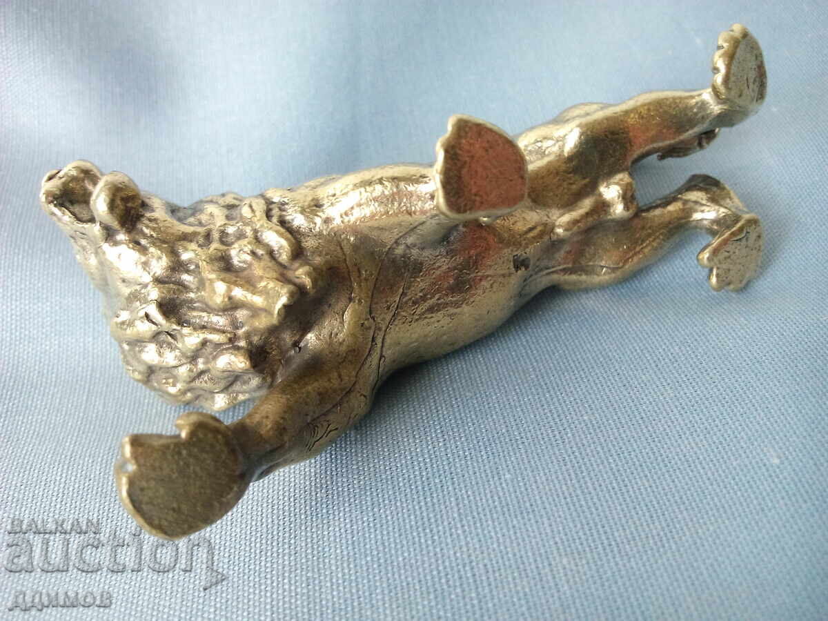 Bronze lion statuette - 6