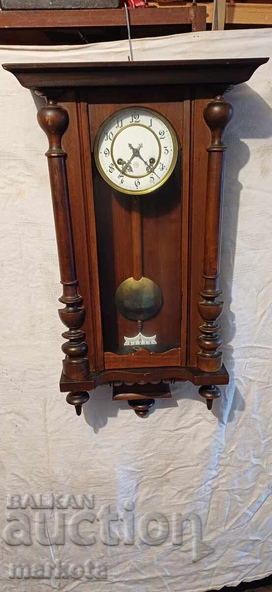 Ceas de perete german vechi - ,,JUNGHANS" - 1900*