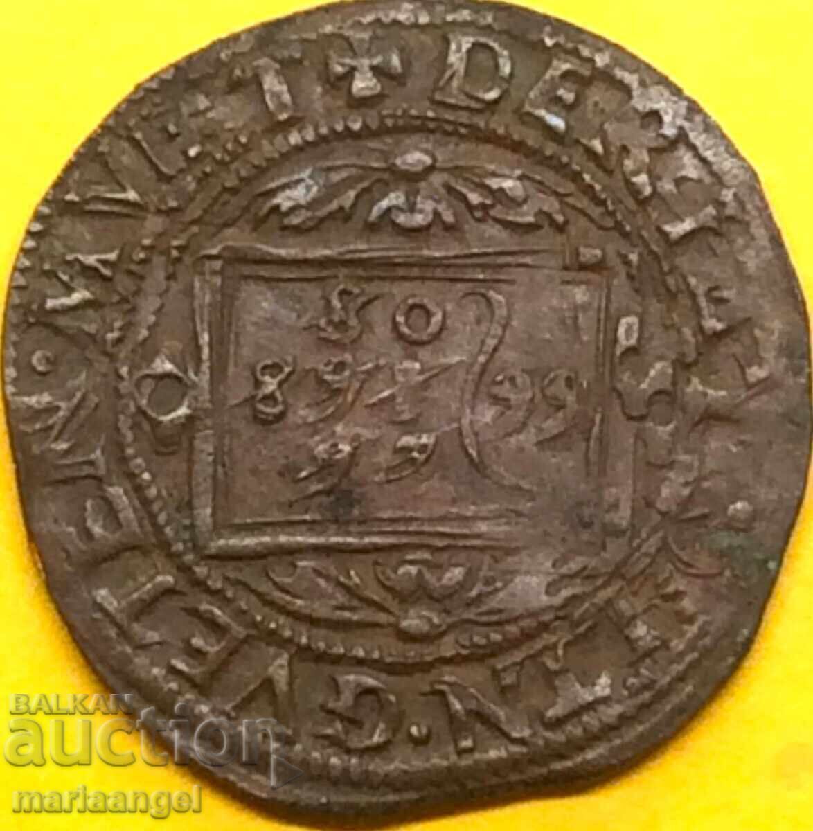 Auction  Austria 1 Pfennig Ferdinand I 2.76g - rare