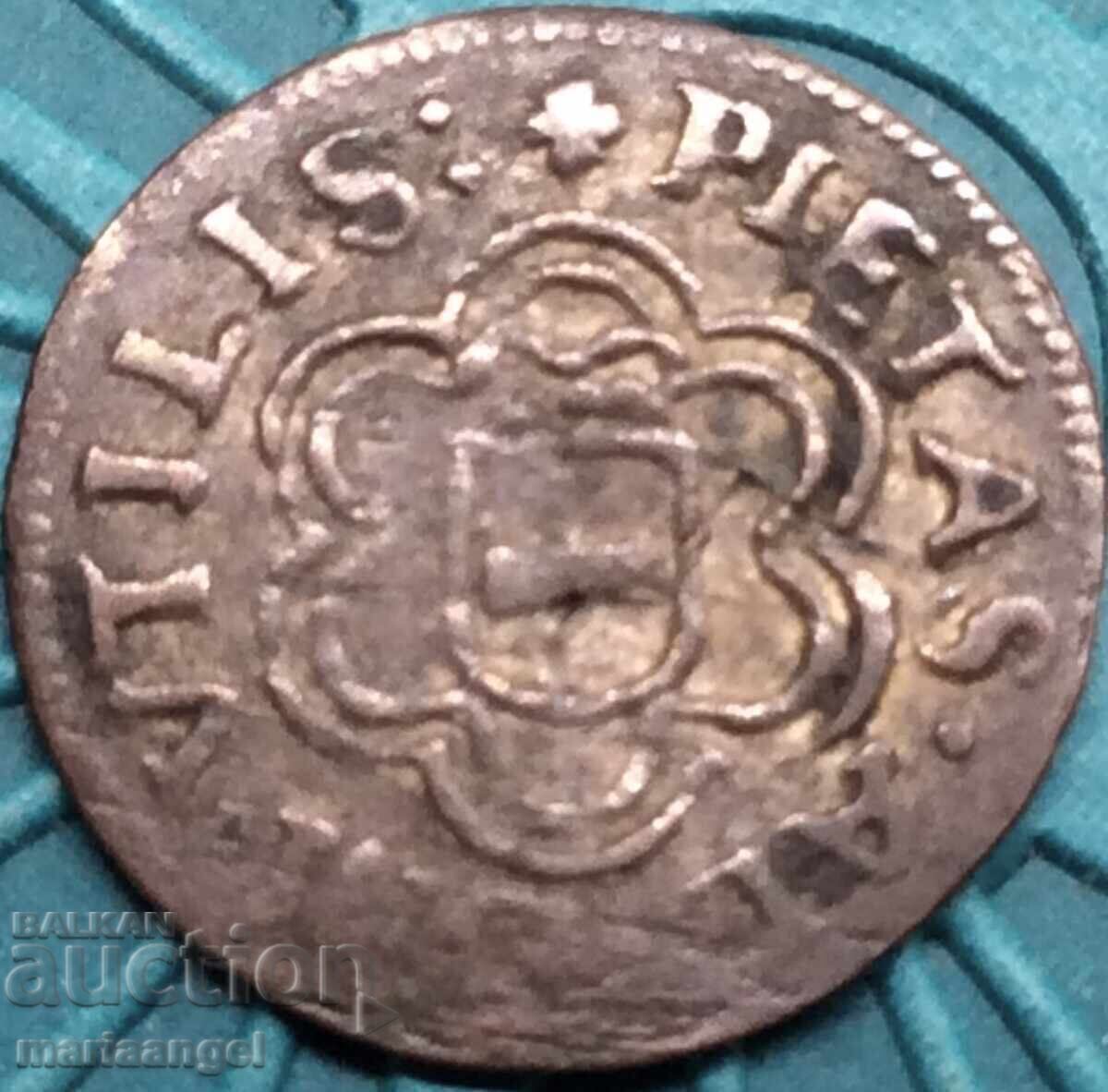 Livrarea Firă 1632-1662 Austria 1/4 Kreuzer Hall Tirol Ferdinand Carol Livrarea Firă 1632-1662 Austria 1/4 Kreuzer Hall Tirol Ferdinand Carol