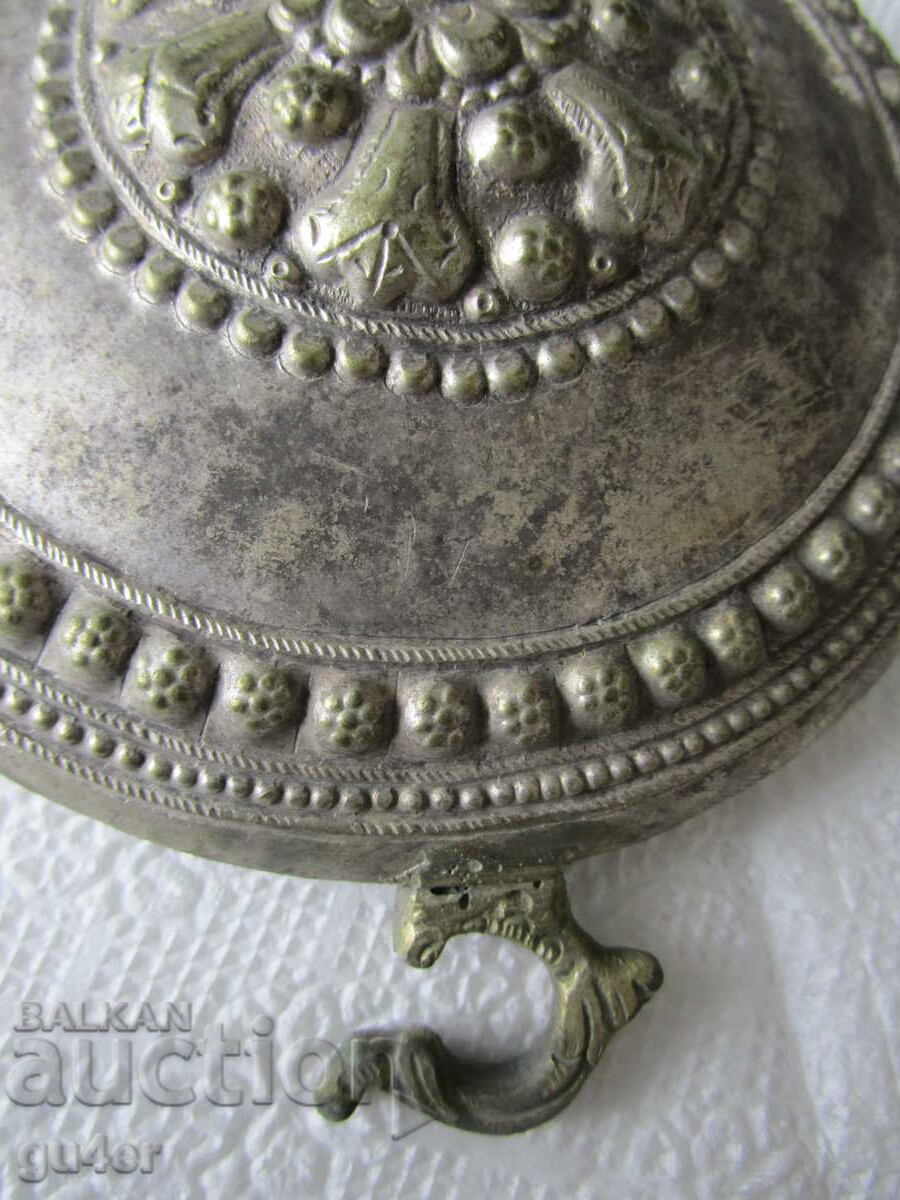 Аукцион ❌❌ВЪЗРОЖДЕНСКА СРЕБЪРНА ПАФТА ПОЛОВИНКА 133.37 гр/ОРИГИНАЛ❌❌