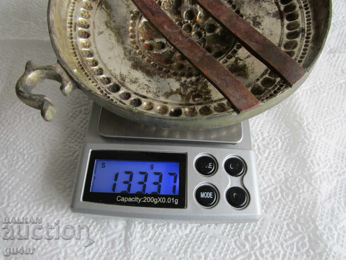 ❌❌ВЪЗРОЖДЕНСКА СРЕБЪРНА ПАФТА ПОЛОВИНКА 133.37 гр/ОРИГИНАЛ❌❌ - 7