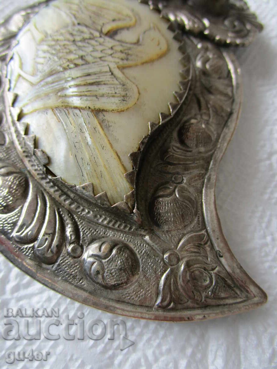 Licitație ❌❌PAFTĂ DE ARGINT RENASCENTISTĂ JUMĂTATE 100.29 gr/ORIGINAL❌❌