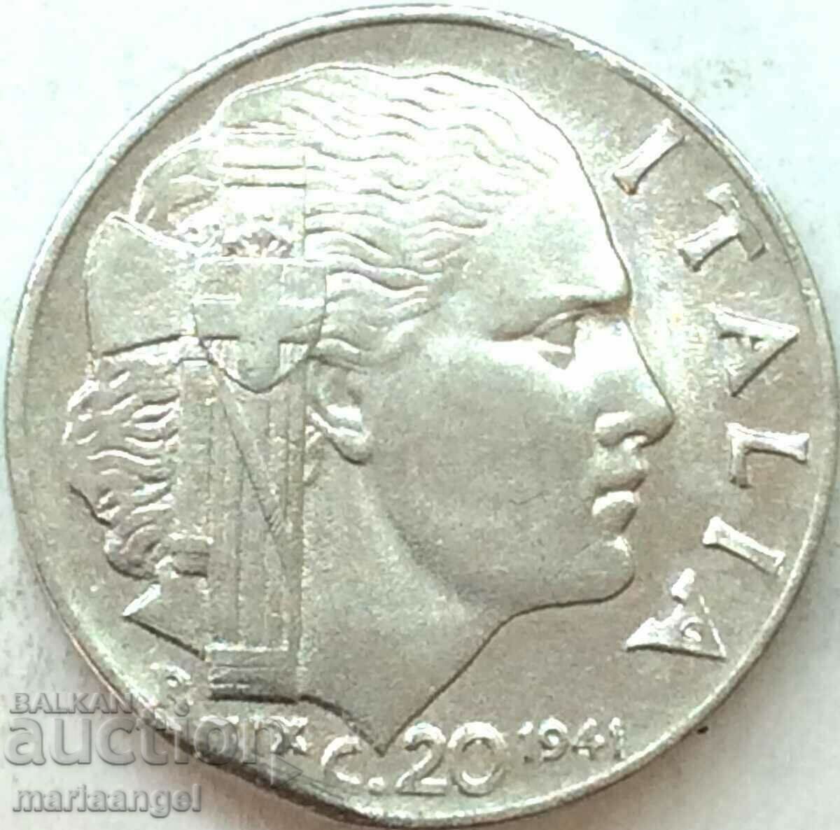 20 λεπτά 1941 Ιταλία Βίκτωρ Εμμανουήλ - 7 20 λεπτά 1941 Ιταλία Βίκτωρ Εμμανουήλ - 7