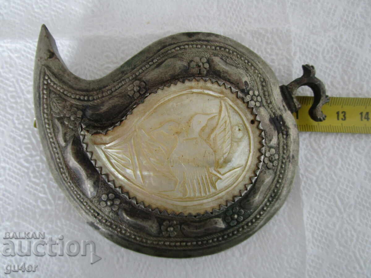 ❌❌ВЪЗРОЖДЕНСКА СРЕБЪРНА ПАФТА ПОЛОВИНКА 79.92 гр/ОРИГИНАЛ❌❌