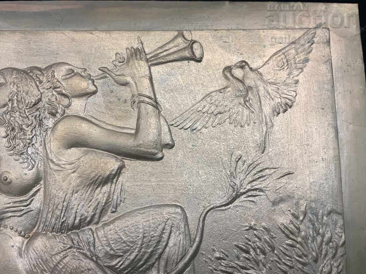 Sculptură Georgi Chapkanov, cupru, semnată, 2001 - 5 Sculptură Georgi Chapkanov, cupru, semnată, 2001 - 5