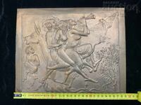 Скулптура Георги Чапкънов мед подпис 2001 г.