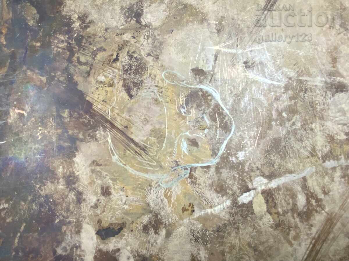 Картина акварел върху метална плоча - 7