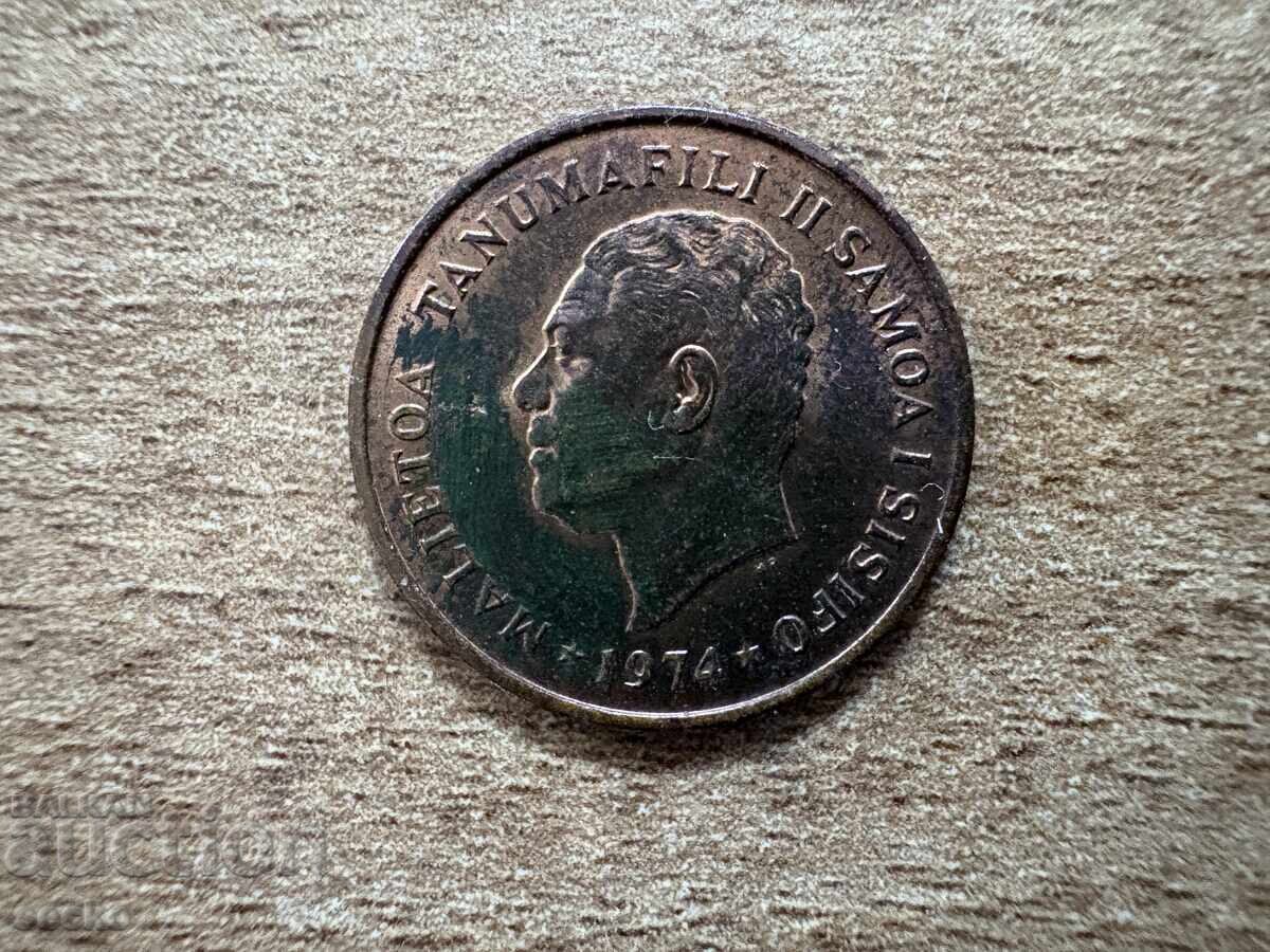 Samoa - 1 sene (1974) with price € 0.60 | 1.17 BGN
