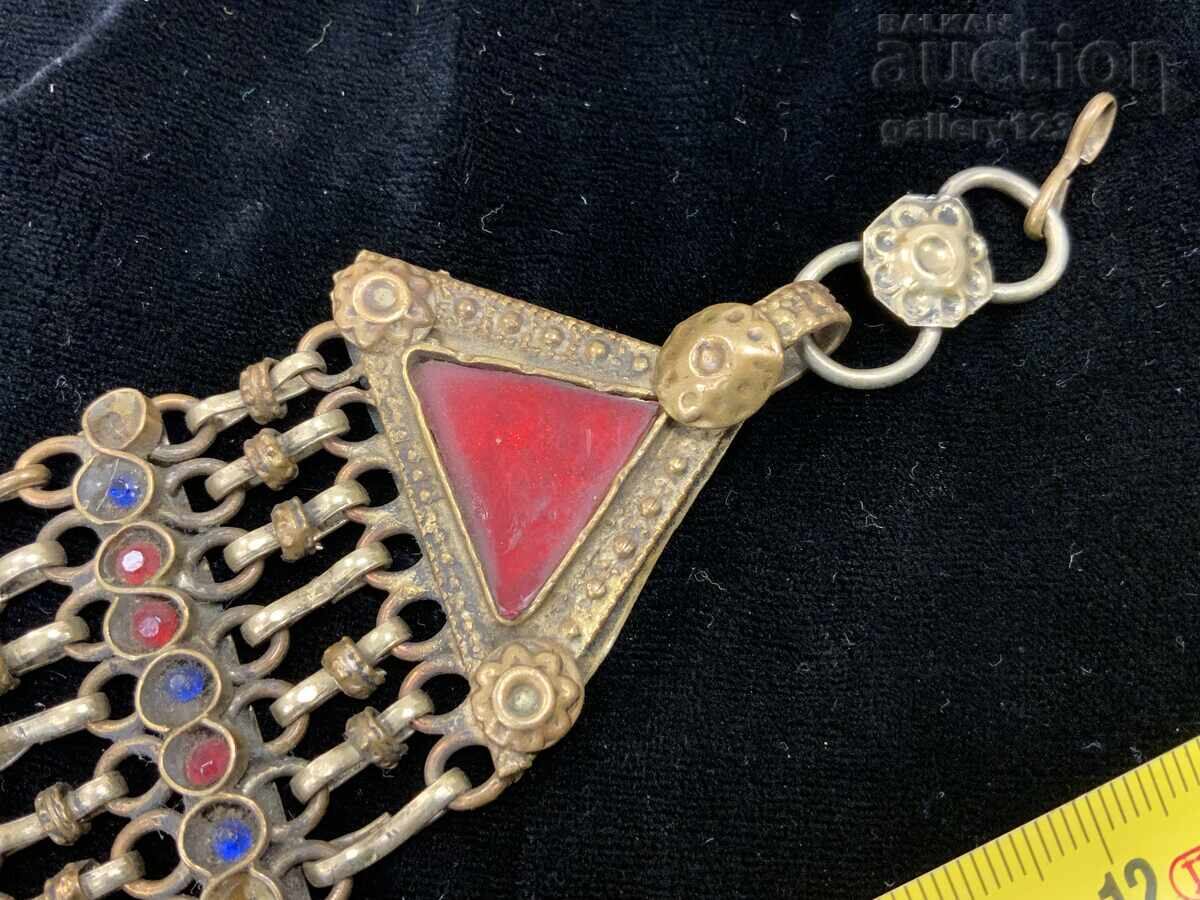 Old teardrop pendant jewelry - 5