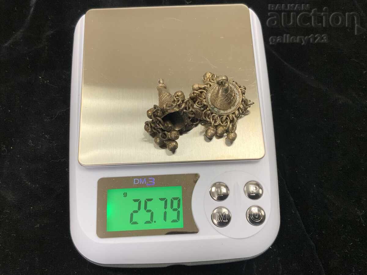 Доставка на Накит трепки висулки наушници бял метал Доставка на Накит трепки висулки наушници бял метал