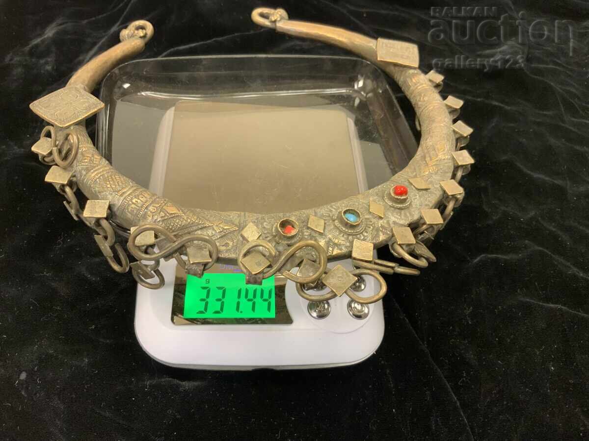 Jewelry torque with colored glass - 5 Jewelry torque with colored glass - 5