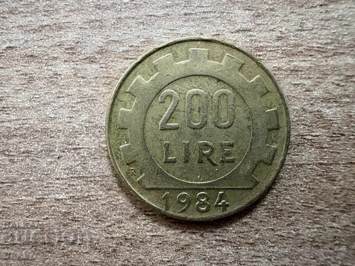 Италия - 200 лири (1984)
