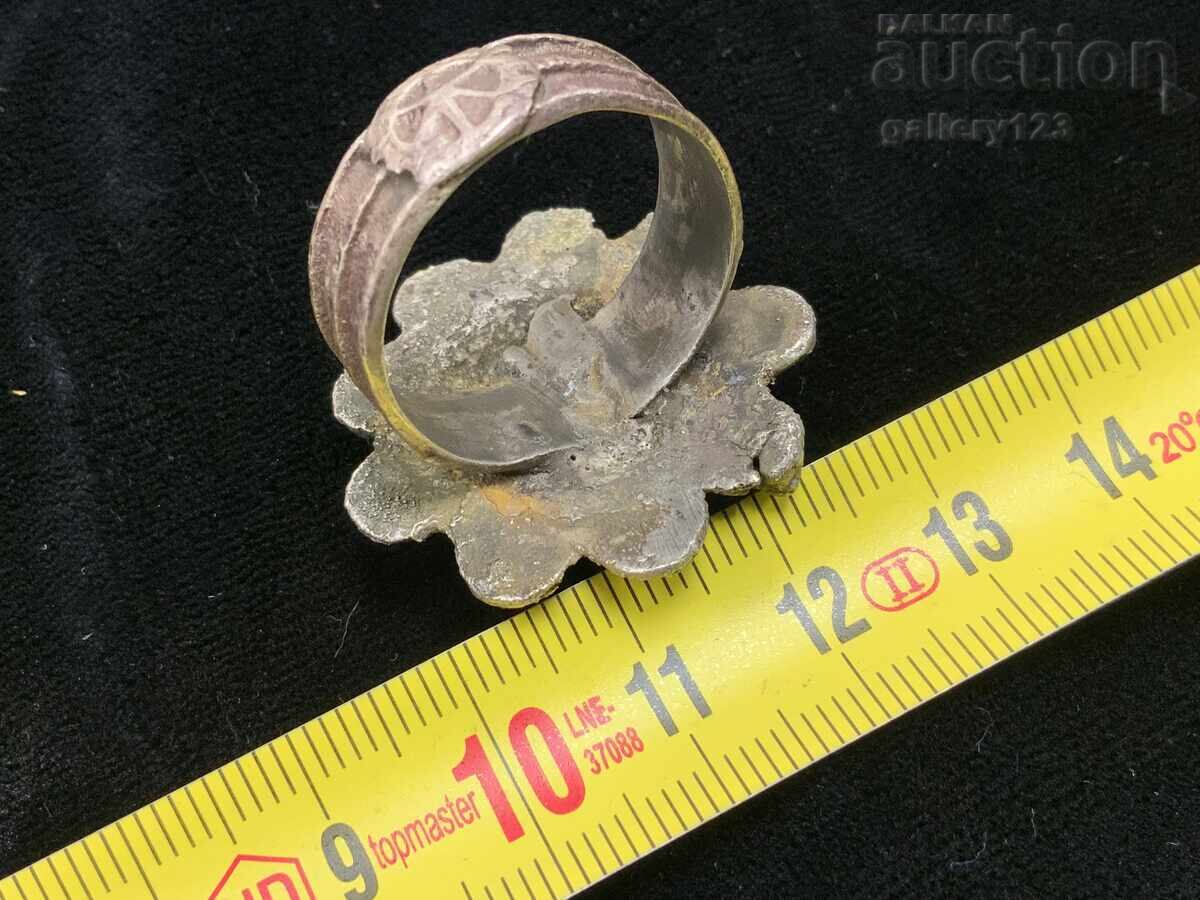 Δημοπρασία Ασημένιο δαχτυλίδι κοσμήματος