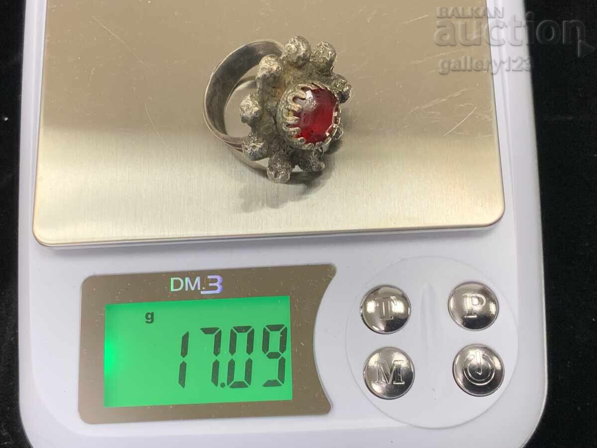 Ασημένιο δαχτυλίδι κοσμήματος - 6