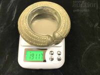 Brățară veche mare, sculptată