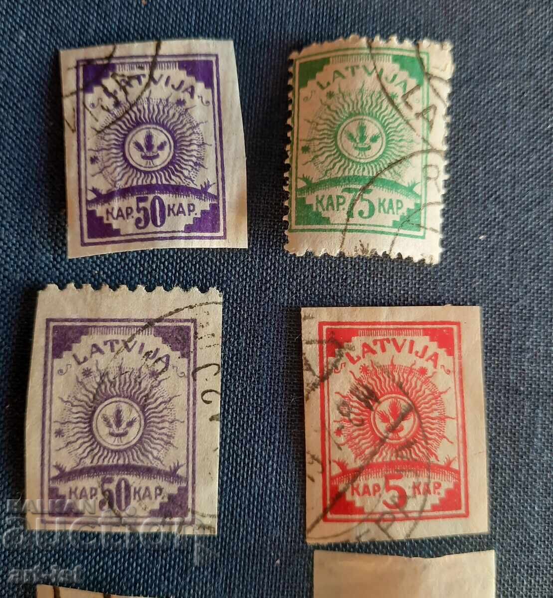 Set de timbre poștale Letonia 1919 cu preț € 40.00 | 78.23 BGN