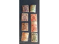 Set de timbre poștale Letonia 1919