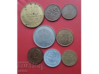 Lot mixt de 8 monede