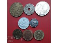 Lot mixt de 8 monede