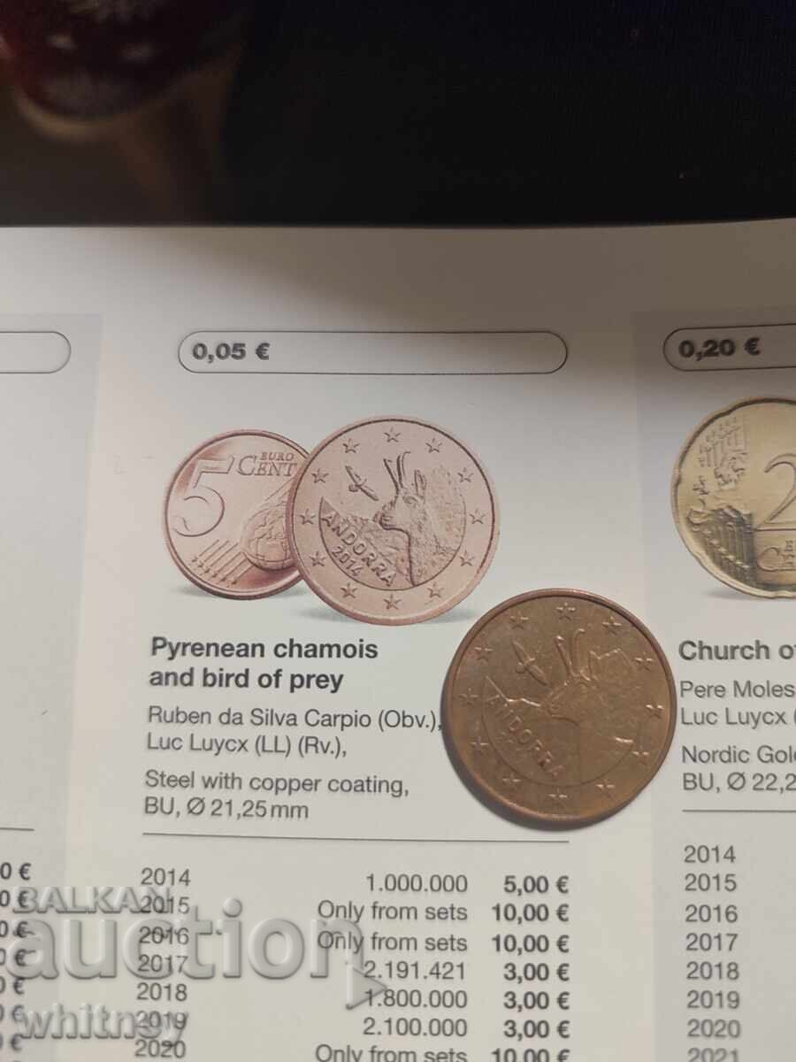 5 λεπτά 2019 Ανδόρα 5 λεπτά 2019 Ανδόρα