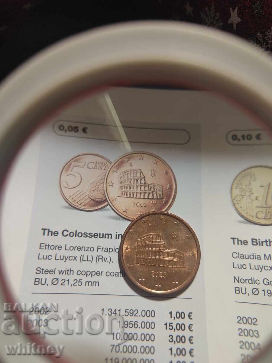 Livrarea 5 cenți euro 2023 Italia Livrarea 5 cenți euro 2023 Italia