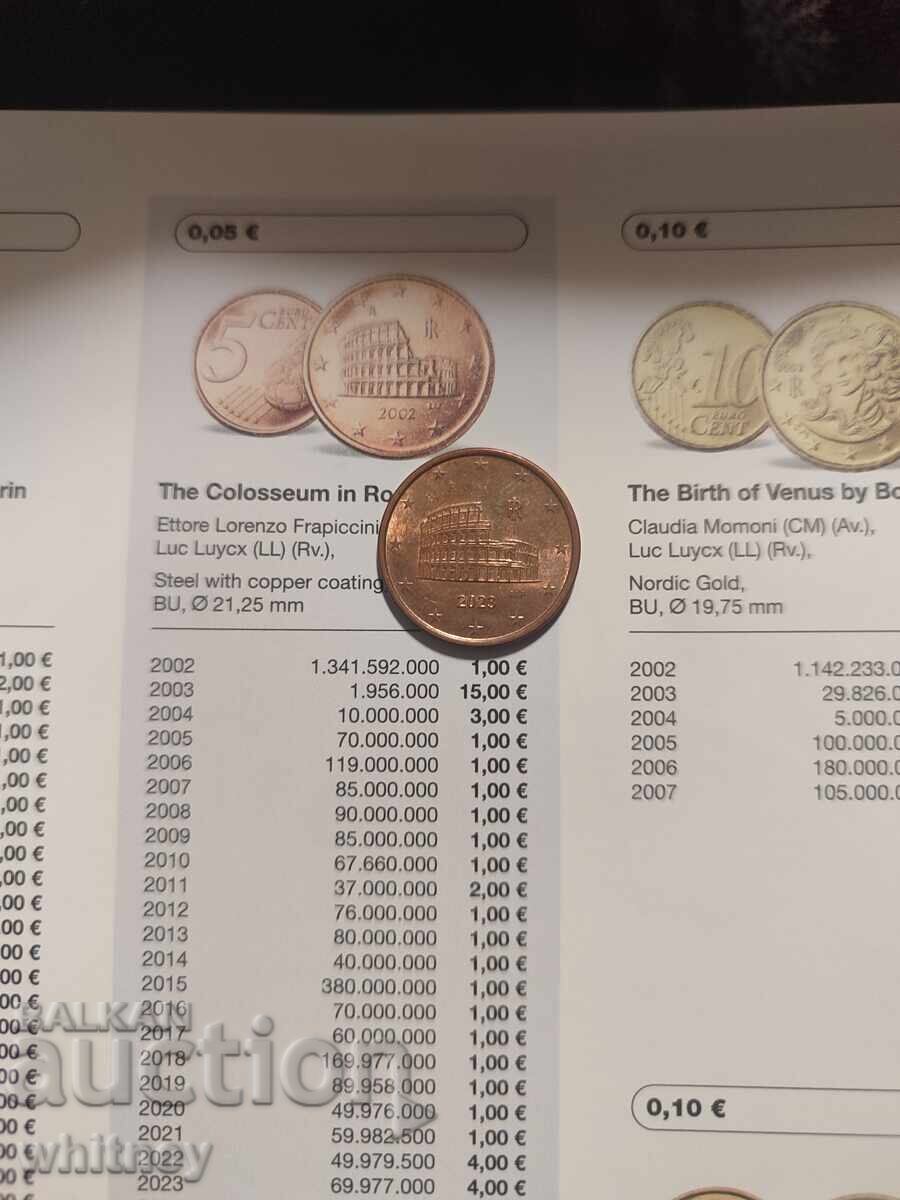 5 cenți euro 2023 Italia 5 cenți euro 2023 Italia