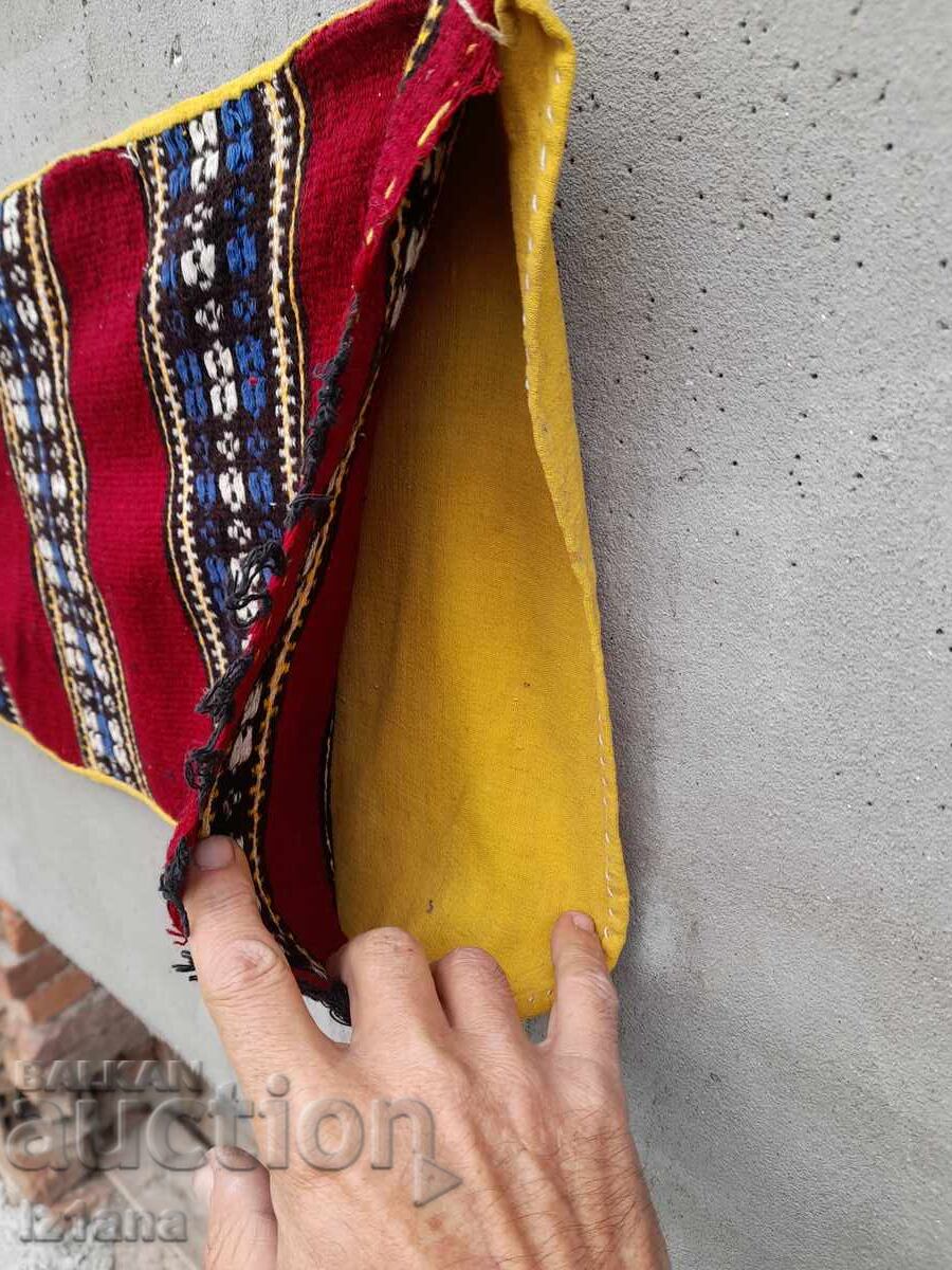 Fetă de pernă țesută veche - 6