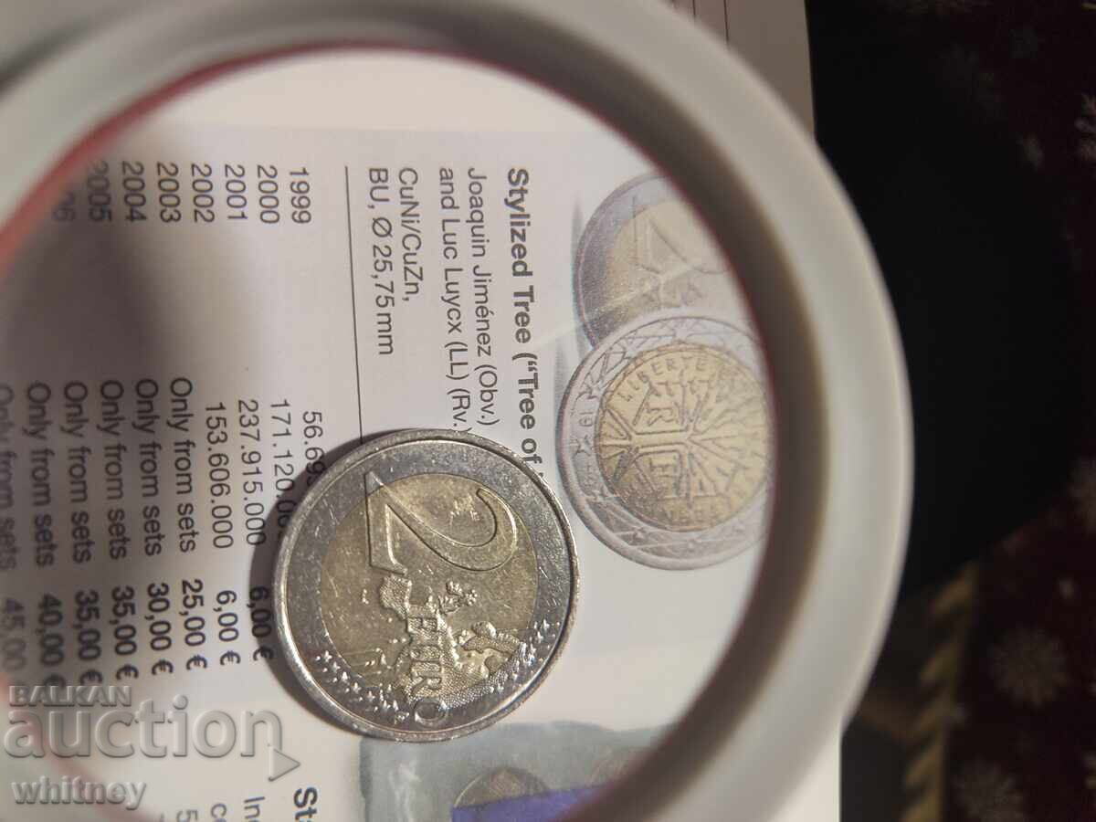 2 euro 2019 Franța cu preț € 30.00 | 58.67 BGN 2 euro 2019 Franța cu preț € 30.00 | 58.67 BGN