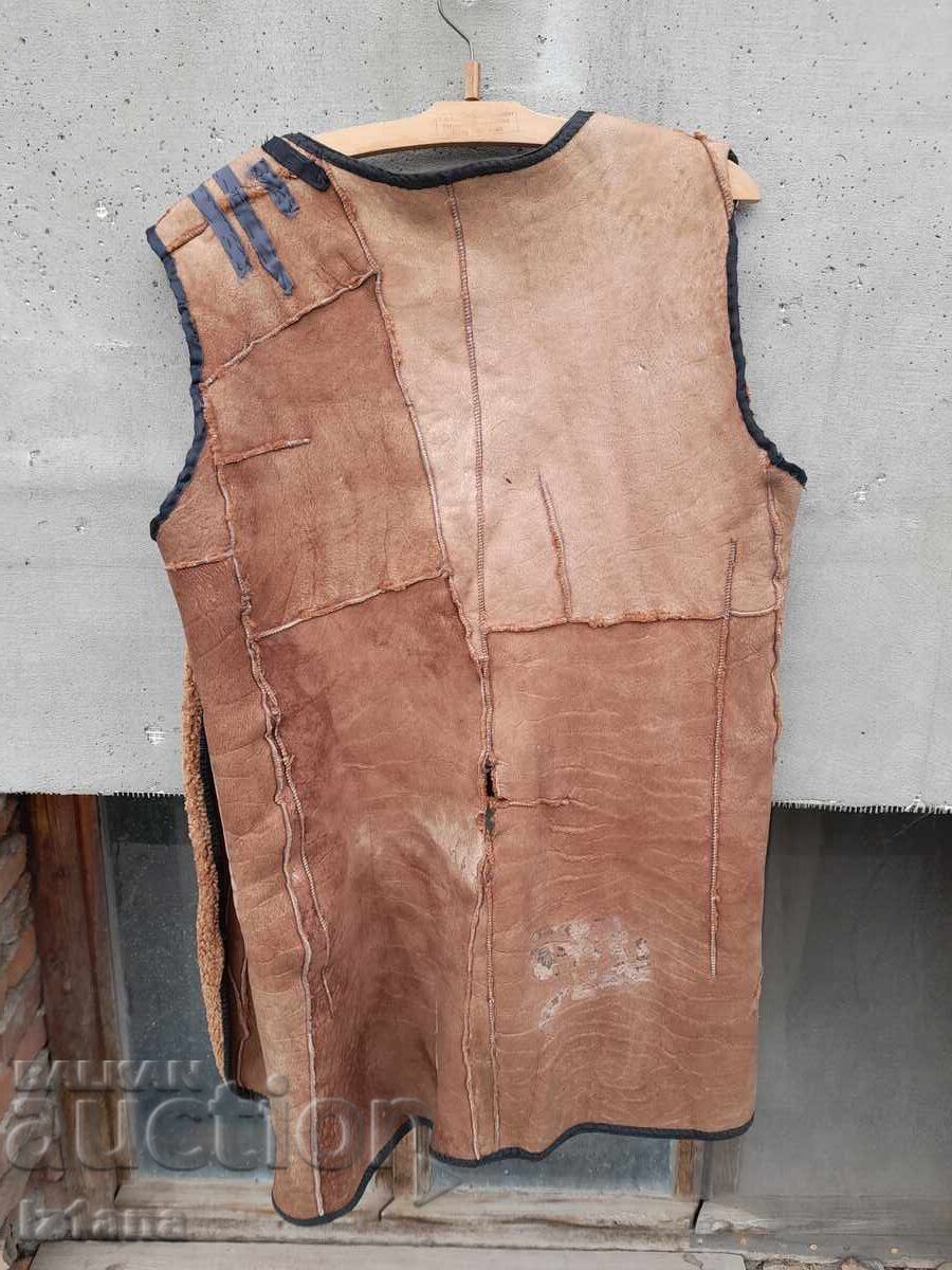 Căptușeală veche din piele naturală - 7