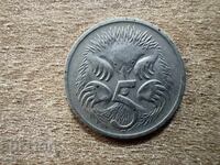 Австралия - 5 цента (1968)