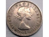 6 пенса 1955 Великобритания млада Елизавета