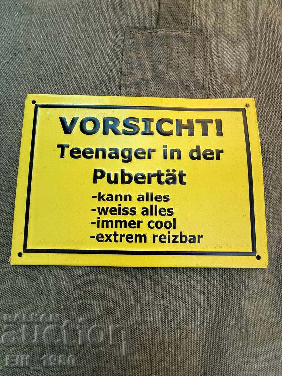 Plăcuță germană Rară Plăcuță germană Rară