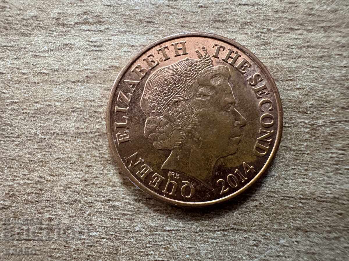 Джърси - 1 пени (2014) с цена € 0.70 | 1.37 лв. Джърси - 1 пени (2014) с цена € 0.70 | 1.37 лв.