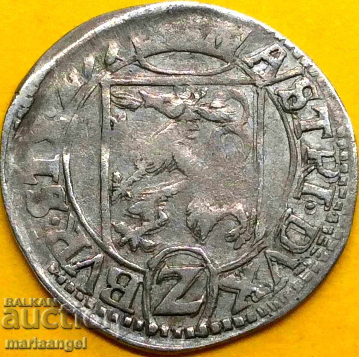 Австрия 2 кройцера 1577 Ерцхерцог Карл Грац - изкл. Рядка - 7