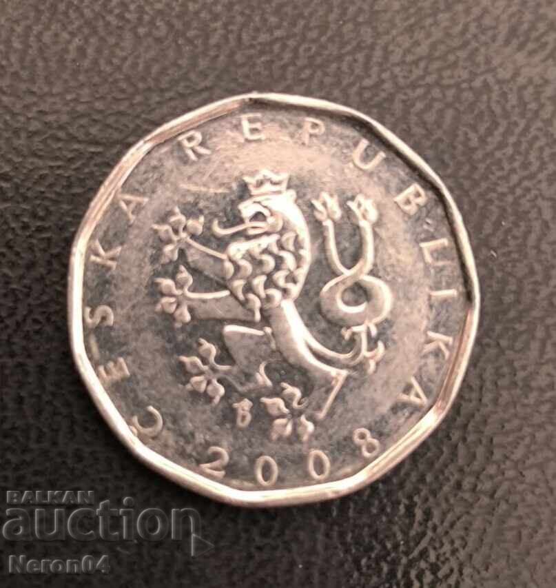 2 coroane 2008, Cehia cu preț € 0.49 | 0.96 BGN