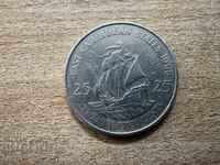 Eastern Caribbean - 25 Cents (1998)