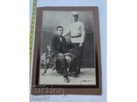 Снимка картон фотография Войник Коган Сливен